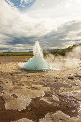 Strokkur eruption - Iceland.
