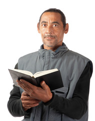 Man with book
