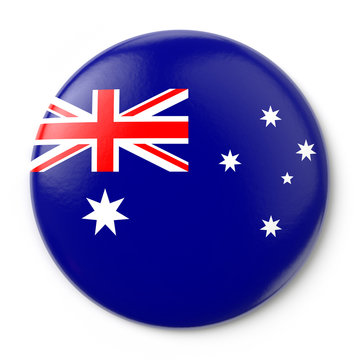 Australia Pin-back