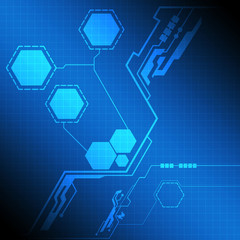 modern interface technology screen