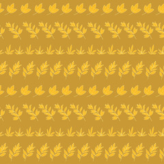 Seamless background, leaves