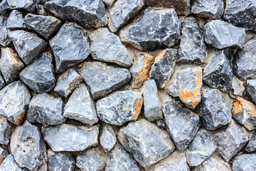 crushed stone wall background