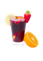 one glass of sangria