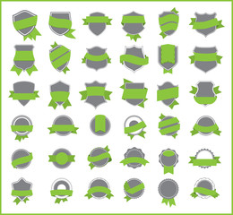 Green stickers (set 4)