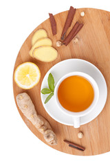 Healthy ginger tea