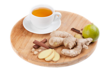 Healthy ginger tea