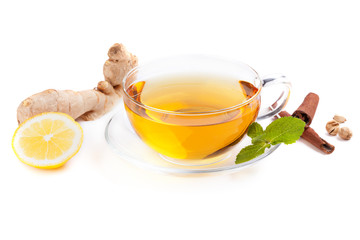 Healthy ginger tea