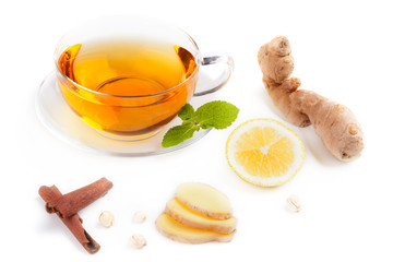 Healthy ginger tea