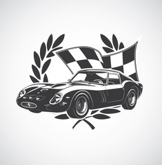 racing Car fer - obrazy, fototapety, plakaty