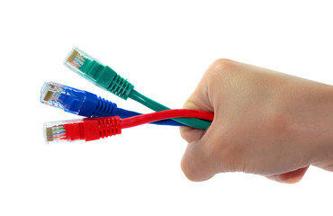 cables in hand