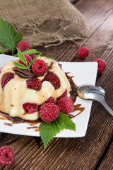 Raspberry Vanilla Pudding