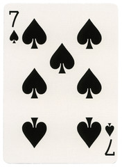 Playing Card - Seven of Spades