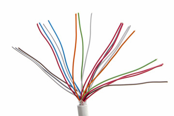 Obraz na płótnie Canvas Colorful cables
