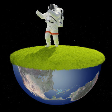 The astronaut