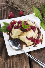 Raspberry Vanilla Pudding
