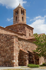 Fototapeta na wymiar Church tower of Santa Maria in Terrassa