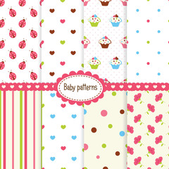Set of baby  patterns