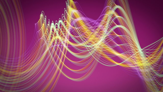wonderful animation - stripe object in motion – loop HD