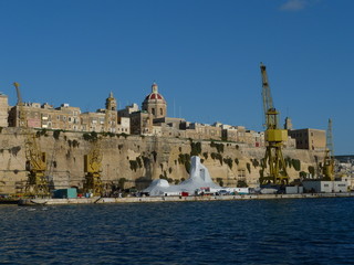 shipyard at la valletta