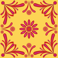 Floral vector background