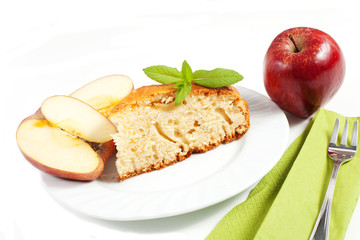 Piece of apple pie