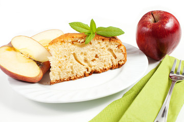 Piece of apple pie