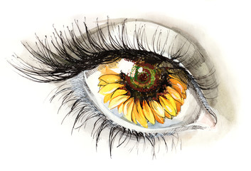 sunflower eye