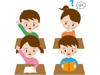 授業風景　子供