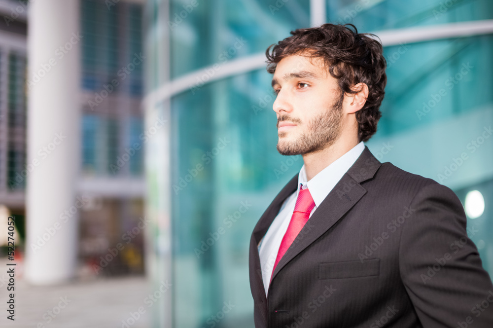 Wall mural Businessman portrait