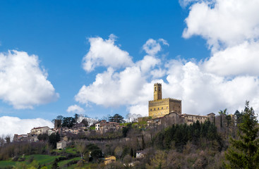 Medieval town in tuscany