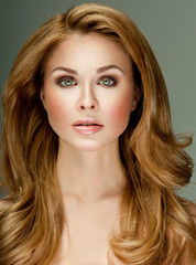 Fototapeta premium Luxury woman with perfect hair styling