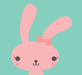 Cute Rabbit - Vector File EPS10