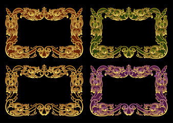 Balinese Frame Ornament 3b