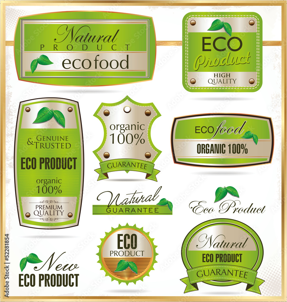 Poster eco labels