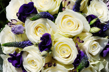 Brides flowers closeup
