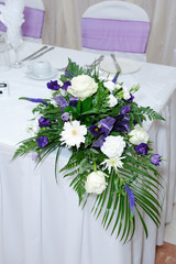 Wedding reception flowers