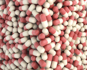 background made of pills