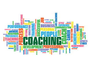 COACHING Tag Cloud (training  talent personal development goal)