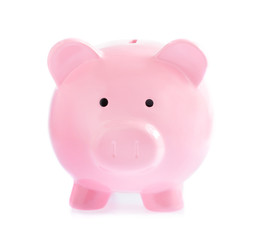 pink piggy bank