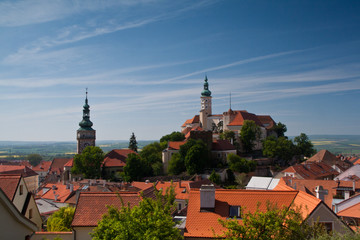 Historic city of Mikulov, Czech Republic