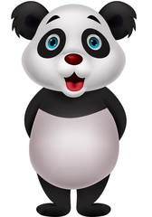 Cute panda cartoon