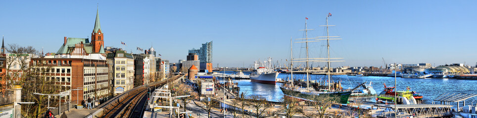 Hamburger Hafen Panorama