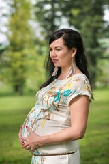 Fototapeta premium Pregnant woman