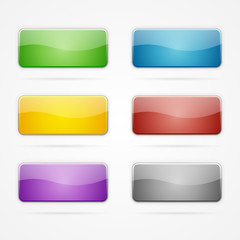 Vector buttons set