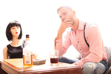 Freunde beim Trinken