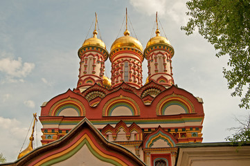 Fototapeta na wymiar Moskwa, Kościół św Mikołaja pracownik Wonder