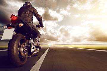 Motorbike on Highway