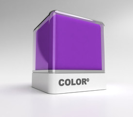Purple color block