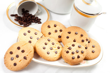 Homemade biscuits and a caffè