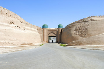 Porte, Khiva, Ouzb&eacute;kistan